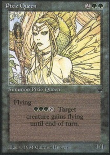 [1x] Pixie Queen Slight Play, English Legends MTG Magic