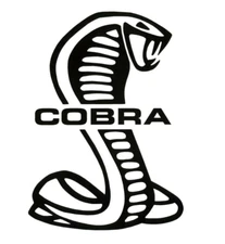 Vinyl Decal- Fits Ford Cobra Racing  Pick Size & Color Toolbox Car
