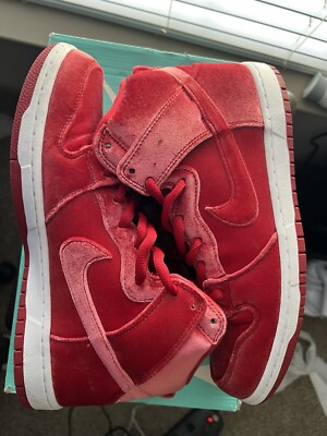 Nike バスケットボールシューズ レッド 10.5 Size 10.5 - Nike SB Dunk High Premium Christmas Xmas Red Velvet | eBay
