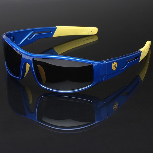 Kids Boys Stylish Sport Sunglasses Baseball Running Cycling Sports Wrap Glasses - Picture 4 of 8
