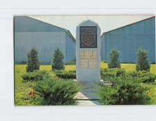 Postcard Amelia Earhart Memorial Marker Amelia Earhart Airport Atchison KS USA