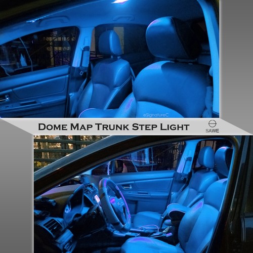 4 x SAWE Ice Blue 31MM Festoon 5050 6SMD Dome Map LED Light Bulbs DE3175 DE3022 - Foto 4 di 6