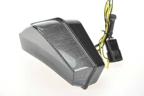 Smoked Led Brake Tail Light Integrated Turn Signal For V-Rod - Foto 8