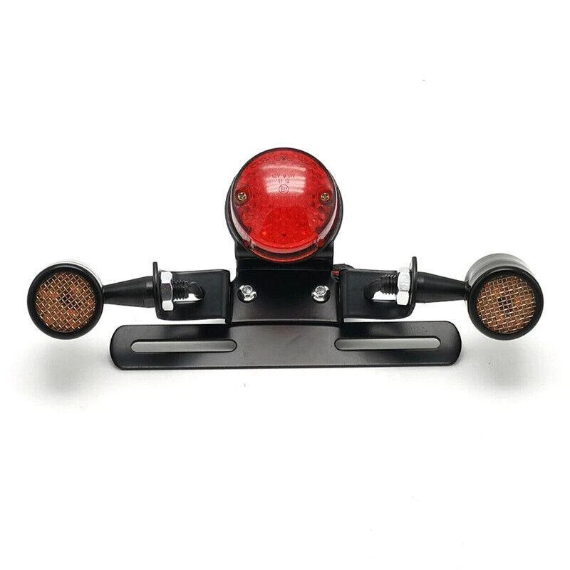 DC 12V Motorcycle LED Rear Brake Light License Plate Turn Signal Stop Tail Lamp - Изображение 3 из 4