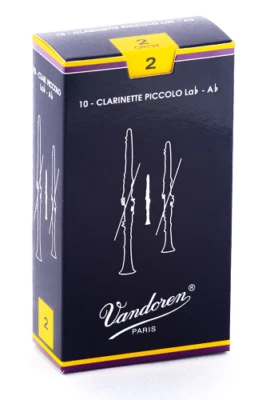 Vandoren Traditional Ab Piccolo Clarinet Reeds - 10 Per Box