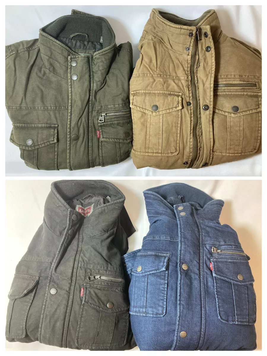 Levis canvas trucker jacket sale