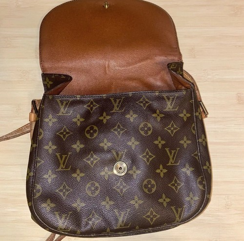 Louis Vuitton Saint Cloud Crossbody Shoulder Bag Purse Monogram PM - Picture 5 of 23