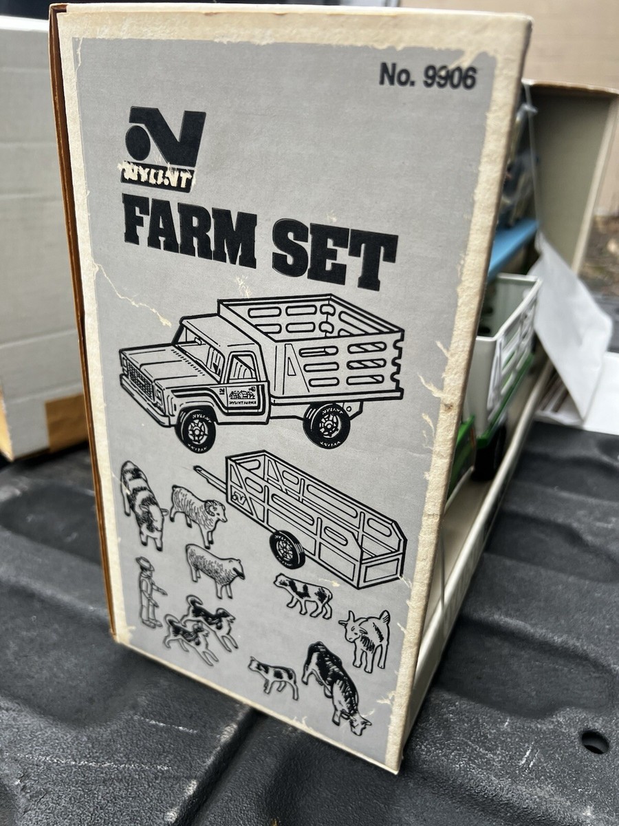 NYLINT ブリキ　トレーラー Vintage Nylint Farm Set Truck + Trailer In Box, #9906 - 12