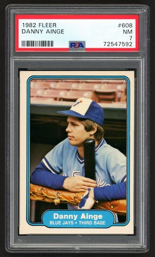 1982 Fleer Danny Ainge #608 card
