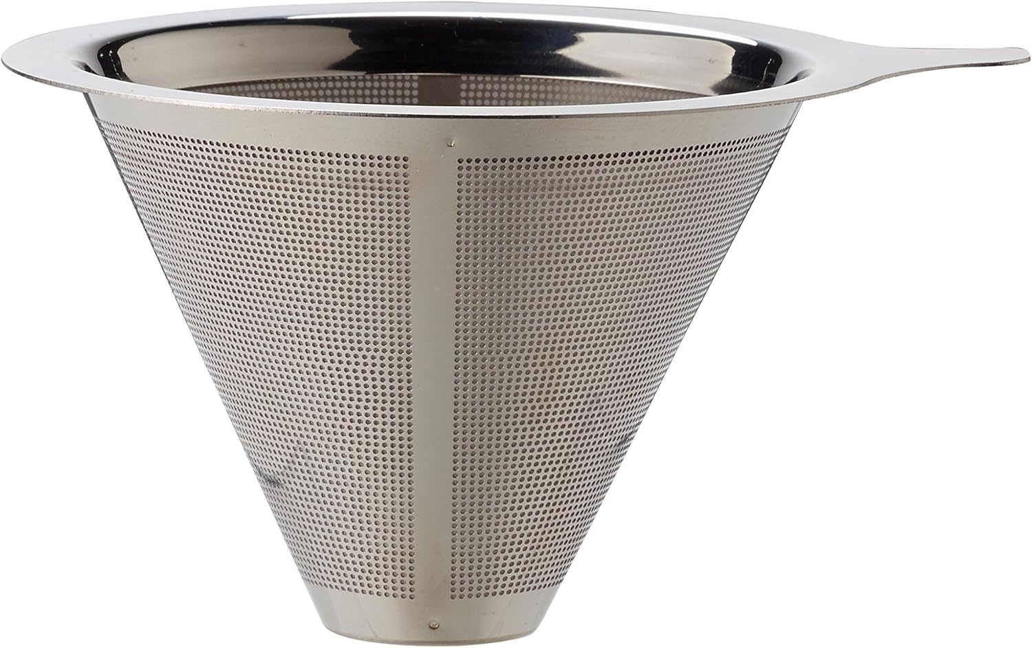 Stainless Steel Pour Over Coffee Filter 4 Cup 18/8 Steel