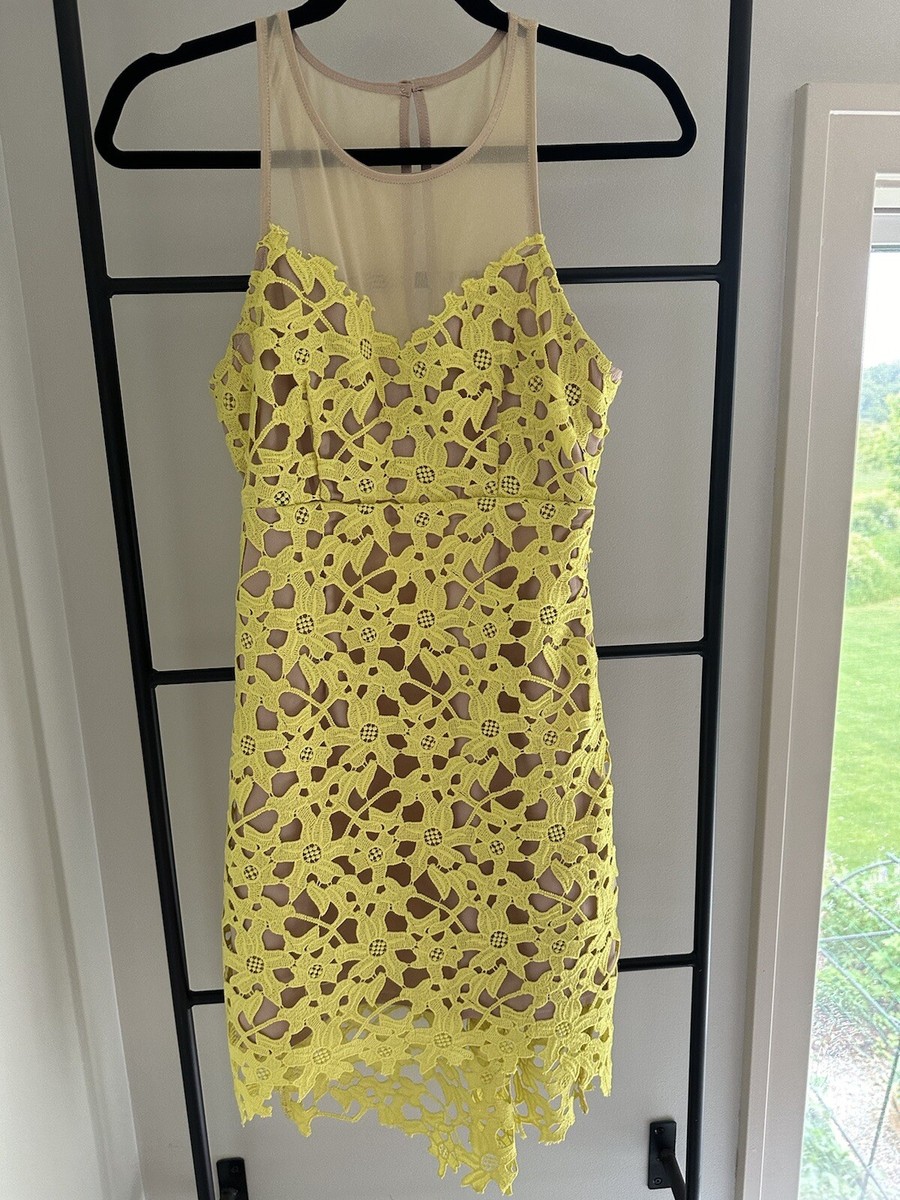 knee length dresses for ladies Lovers + Friends, Hopeless Love Dress in Coral Lace main image 0