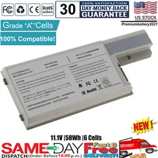 Battery for Dell Latitude D820 D830 D531 M4300 M65 312-0393 CF623 Laptop PC Fast