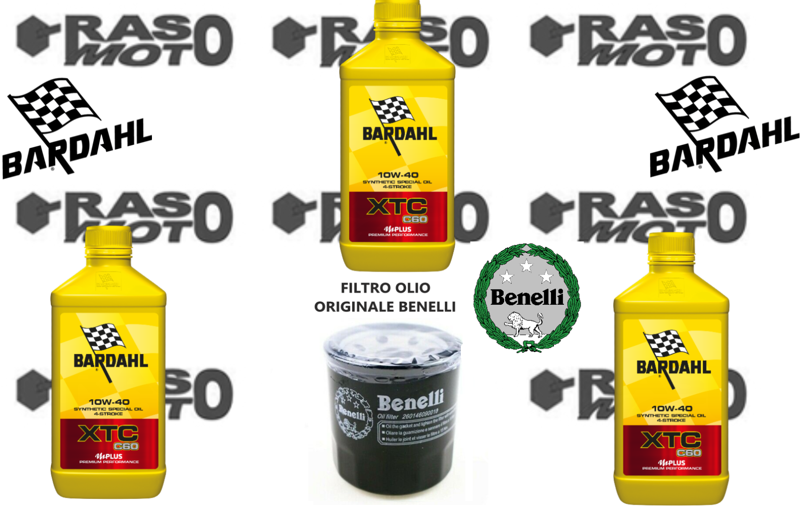 KIT/TAGLIANDO Kawasaki Z/900 2017/2022 MOTUL 7100 10W40 filtro olio aria