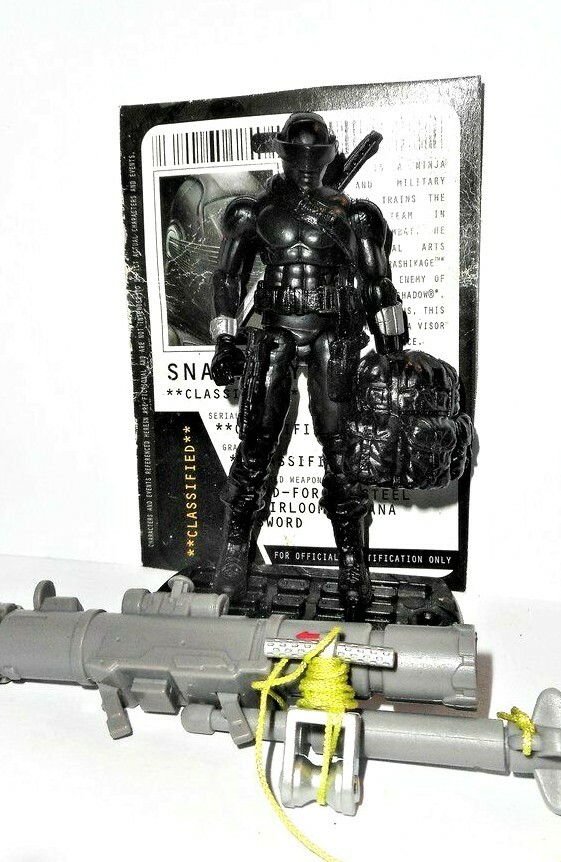 GI JOE 2009 Rise of Cobra SNAKE EYES complete V43 movie 43 roc