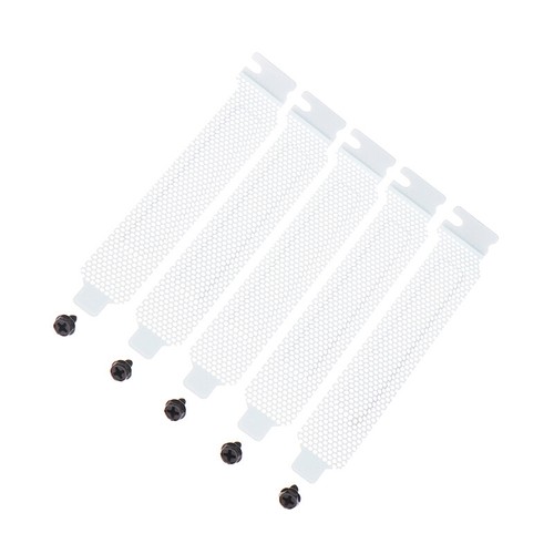 5Pcs Desktop Computer Host Chassis PCI Cooling Dust Filter PCI Slot Baffle Net - Afbeelding 5 van 14