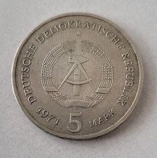 5 Mark DDR Brandenburger Tor 1971