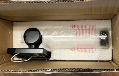Progress Lighting P300299-031 Clarion 2-Light Glass Wall Sconce Light Black READ
