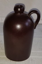 H&ouml;gen&auml;s Steinzeug Flasche braun, mit Henkel, 1/3 L, &Oslash; 7 x 12,5 cm, ca. 300 g
