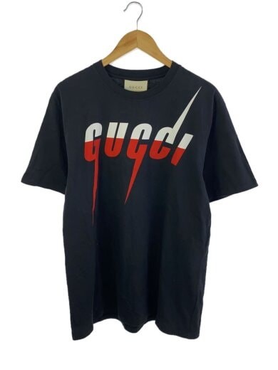 GUCCI Black Cotton T-Shirt Size L Style 565806