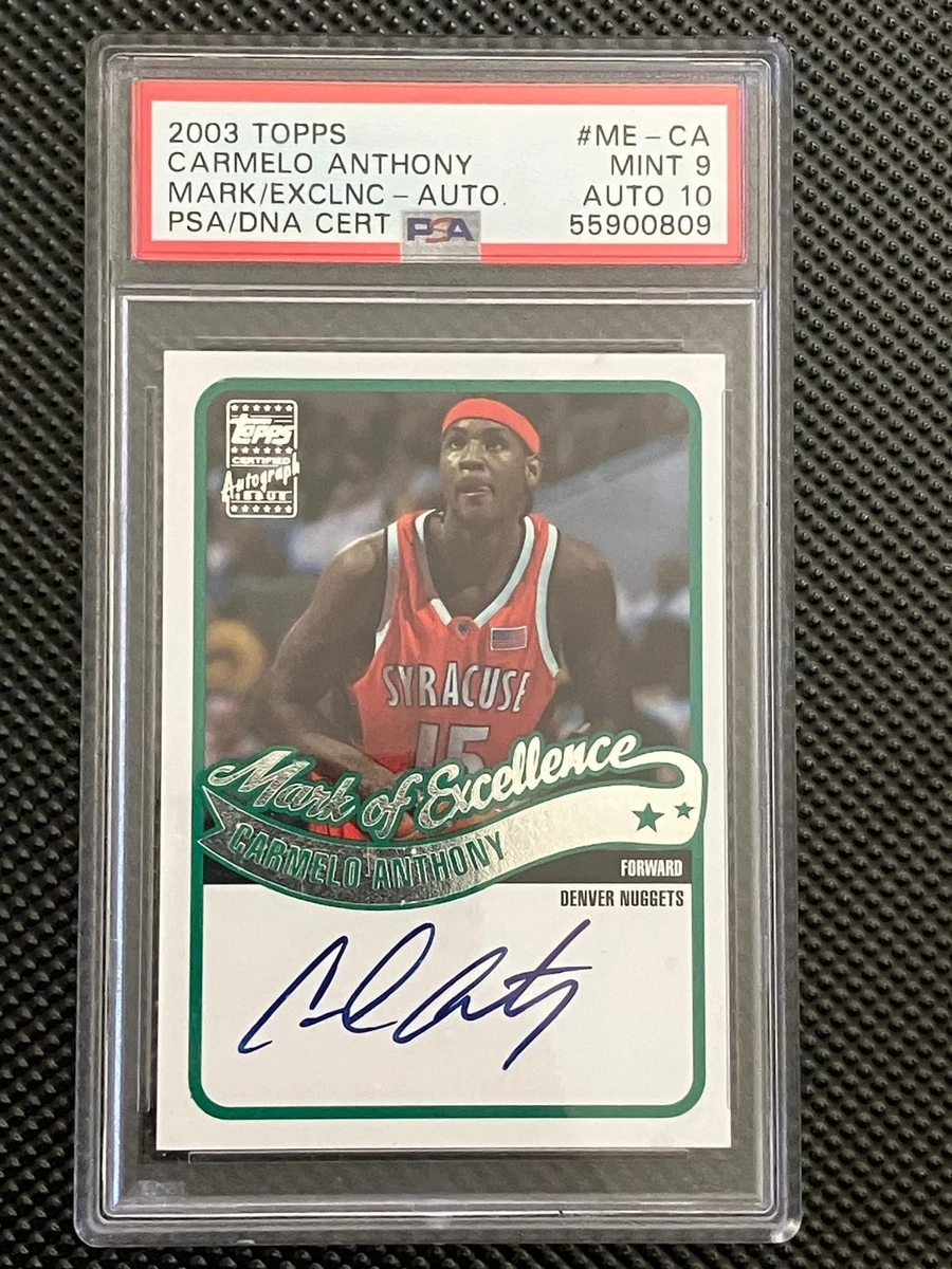 Topps Carmelo Anthony Basketball Rookie Sports Trading Cards for