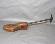 Vintage 1940's Cobbler Twist Wood Metal Shoe Form Stretcher 14" Length A