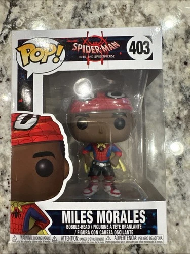 Funko Pop! Vinyl: Marvel - Miles Morales (Cape) #403 W/Protector