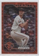 2024 Topps Series 1 Red Crackle Foil 128/199 Taylor Rogers #176 05ns