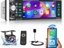 Hikity 5.1 IPS 1 Din Car Stereo Player