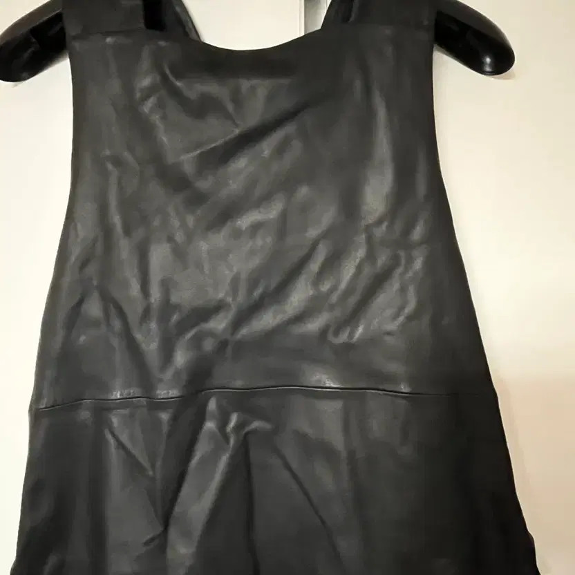 Massimo Dutti Leather Black Vest L thumbnail 3