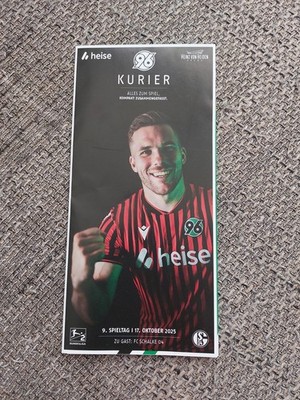 Programmheft 96 Kurier Hannover 96 - FC Schalke 04 2025/26