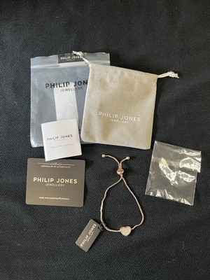 Philip Jones Freundschaftsarmband - Rosévergoldet mit österreichischen Kristallen