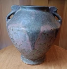 Art Deco Roseville Carnellian?Vase
