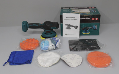 Onevan Wachs- und Poliermaschine (Lithium-Strom) 100-240V Schwarz/Türkis