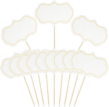 50Pcs Food Name Tags Cheese Markers Cheese Labels,Cheese Markers Cake Topper Too