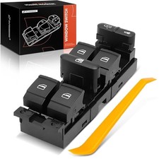 Front Driver Side Master Power Window Switch Compatible with Volkswagen Jetta