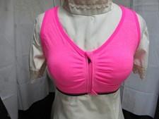SPORTS BRA -YOGA BRA - ZIP FRONT - NWOT - SIZE MED