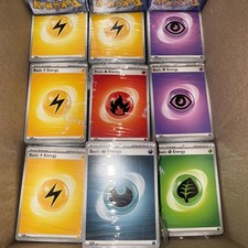 Pokemon 100/200/300/400/500/1K Energy Card Lot Bulk MINT - Deck Building -Crafts