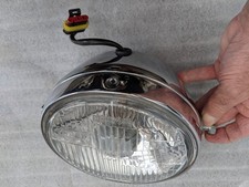 Bosch 7" Chrome Headlight, UK, Ducati, Laverda,Moto Guzzi, BMW