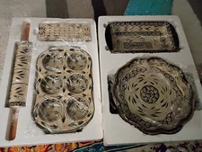 Temptations Bakeware; Set Old World Black New In Box 10 Piece