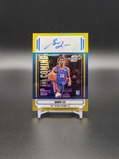 2020-21 Panini Contenders Optic Saben Lee Up and Coming Gold Auto 3/10 #UC-SLE