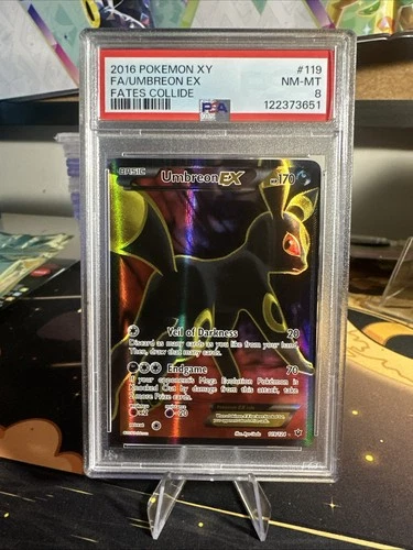 2016 Pokemon XY Umbreon EX Fates Collide PSA 8