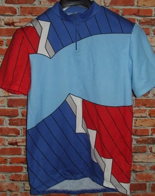 VINTAGE Maillot De Vélo BICI Cyclisme Maille TG. XL - Photo 1/2