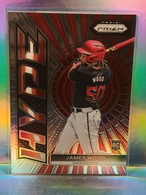 2024 Panini Prizm #19 James Wood Hype Rookke RC Nationals