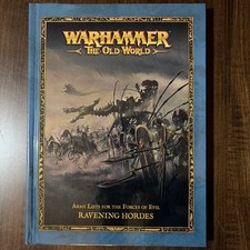 The Old World: Ravening Hordes Hardcover Rulebook TOW Warhammer