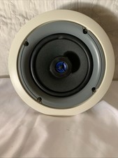 2 Leviton SGC65 2-Way 6.5" In-Ceiling Speakers White - Missing 1 Cover 875