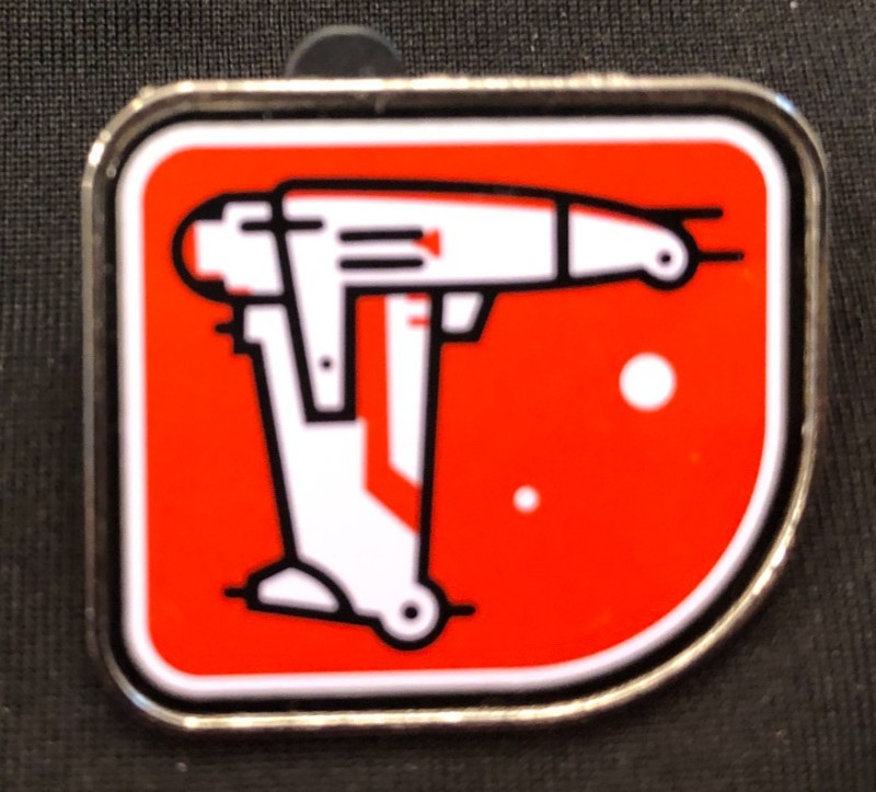 Disney pin 124276 Star Wars The Last Jedi Resistance Bomber red white black