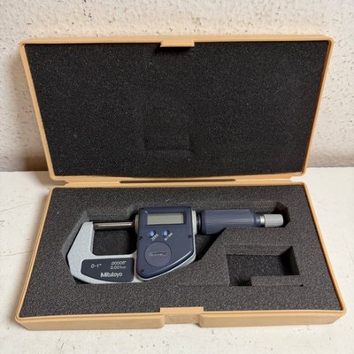 Mitutoyo 293-811 Handheld LCD Display 0-1'' Digimatic Outside Micrometer