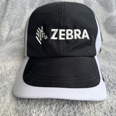 Nike Hat Cap Strap Back Black White Golf Golfer Drifit Lightweight Zebra Unisex