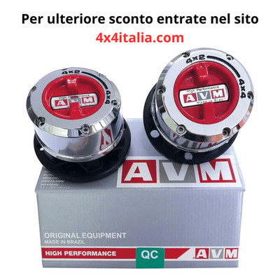 AVM 443HP REINFORCED MANUAL HUBS FOR Mitsubishi Pajero / Hyundai Galloper
