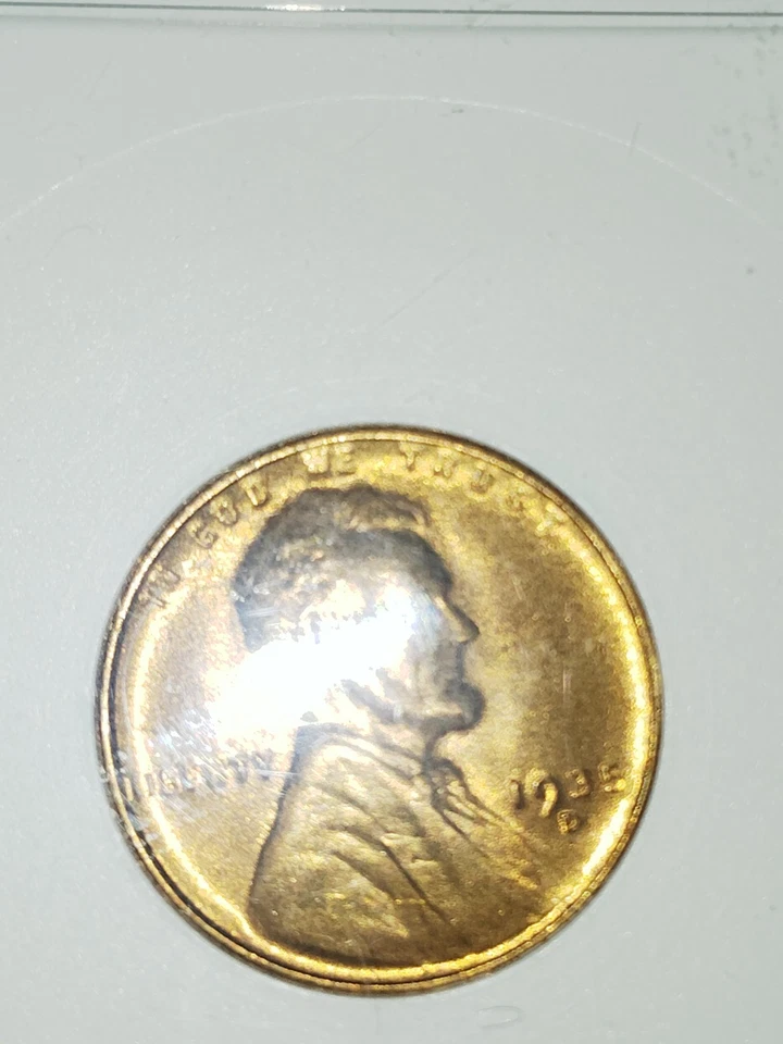 1935-D Lincoln Cent MS-65 NGC (Red) - Image 4 of 4